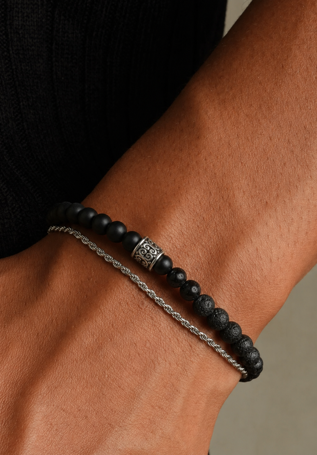 Lava stone bracelet